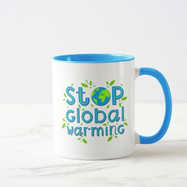 Stop Global Warming Mug (Right)