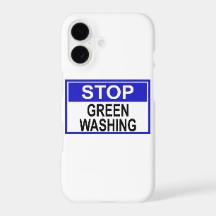 Stop Greenwashing Sign