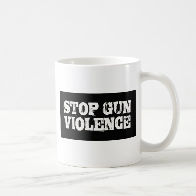 Stop Gun Violence Coffee Mug (Right)