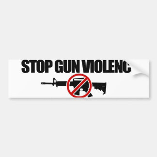 Stop Gun Violence NOW! Bumper Sticker