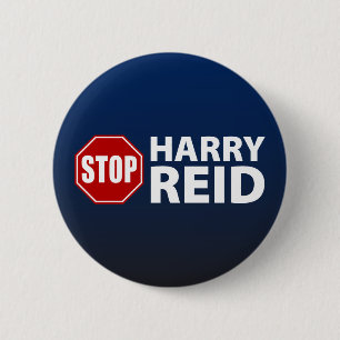 Stop Harry Reid 2 Inch Round Button