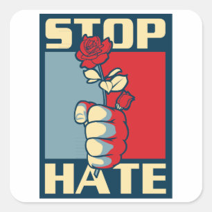 Stop Hate ... wow! Sticker sheet