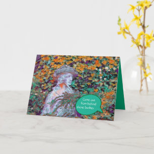 Stop Hiding/You're Fine Just The Way You Are! Card