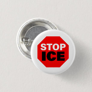 Stop ICE 1 Inch Round Button