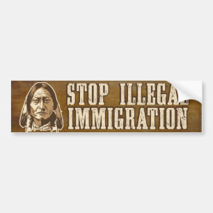 Stop Illegal Immigration Bumper Sticker