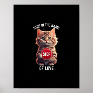 Stop in the name of love poster