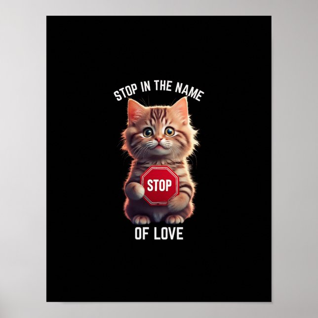 Stop in the name of love poster (Front)