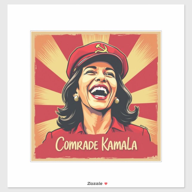 Stop Kamunism Harris Walz 2024 Comrade Kamala (Sheet)