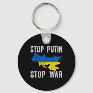 Stop Killing - Stop Russia - Stop The War In Ukrai Keychain
