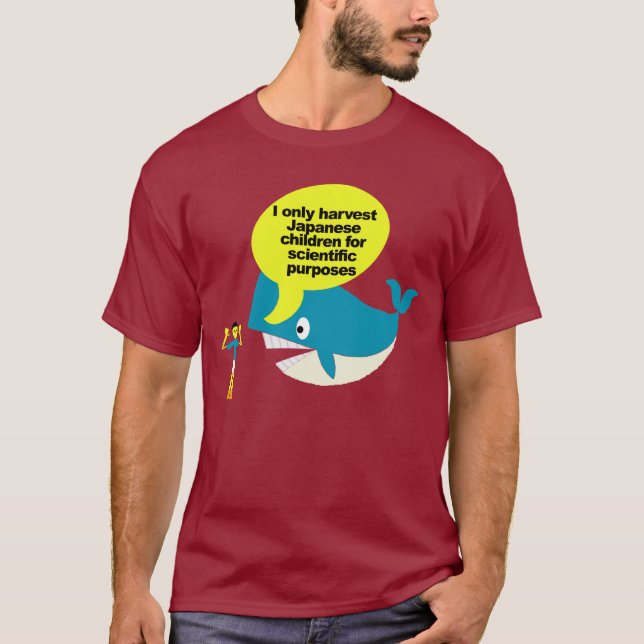 stop killing whales T-Shirt (Front)