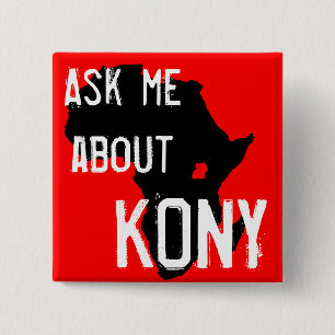 Stop Kony 2012 2 Inch Square Button
