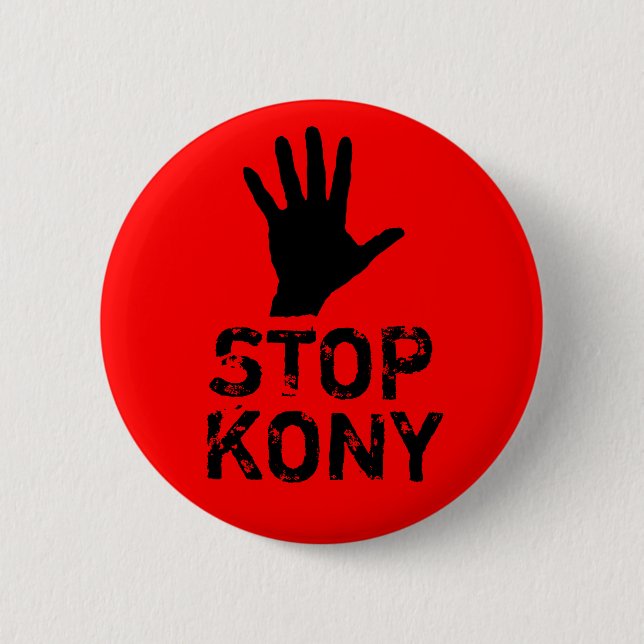 Stop Kony 2 Inch Round Button (Front)