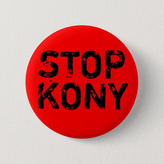 Stop Kony 2 Inch Round Button (Front)