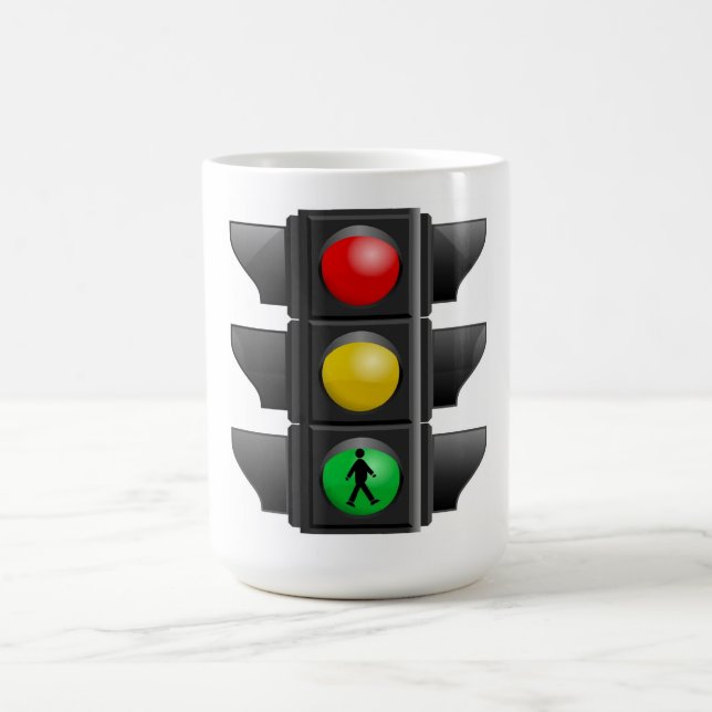Stop light coffee mug (Center)