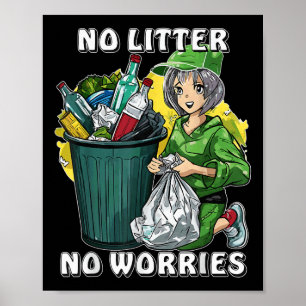 Stop Littering Nature Protection Environmental Pro Poster