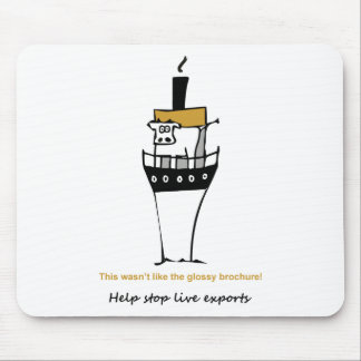 Stop Live Exports Mouse Pad