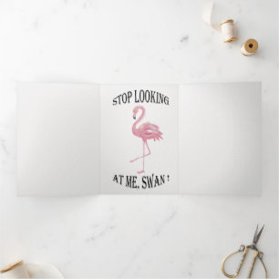 Stop Looking at me Swan Tri-Fold Announcement