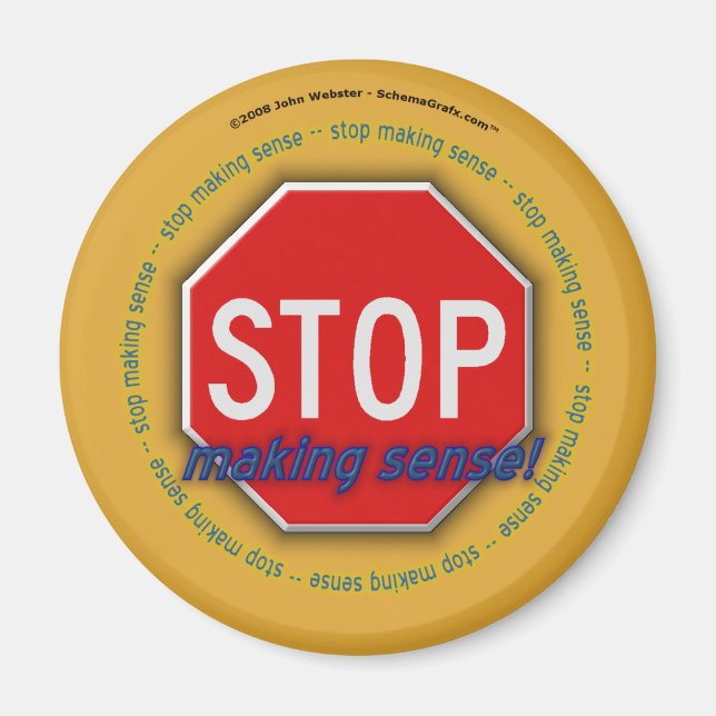 Stop Making Sense Magnet (Front)