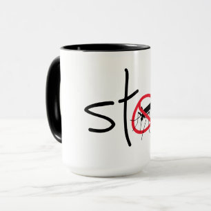 Stop malaria, Zika or dengue. Virus, make mosquito Mug