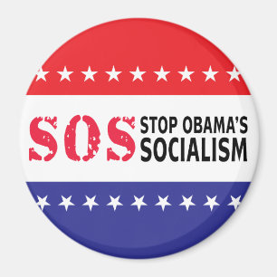 Stop Obama's Socialism - SOS Magnet