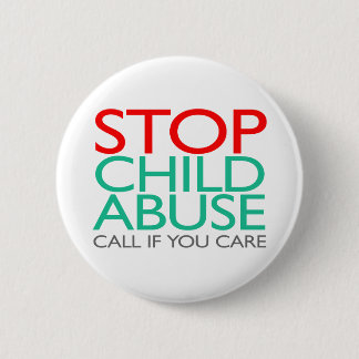 Stop or Prevent Child Abuse 2 Inch Round Button