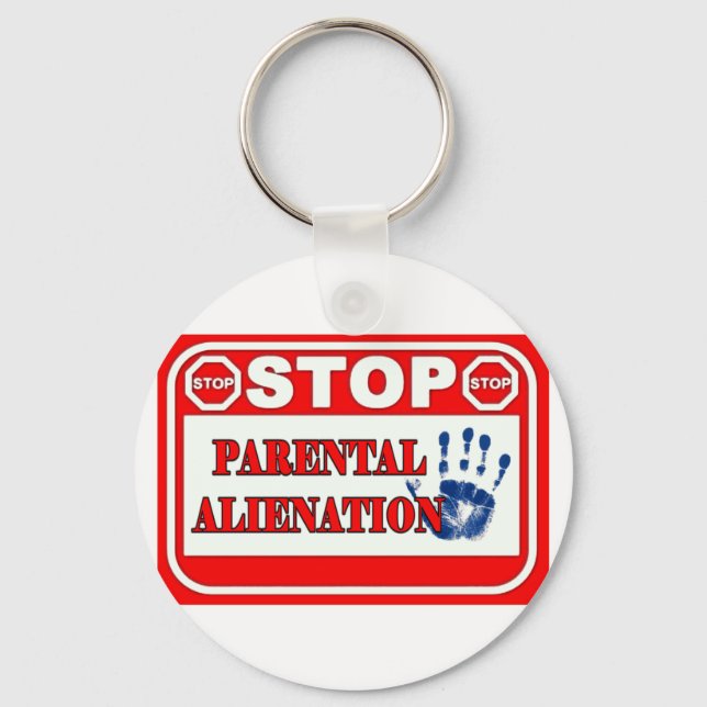 Stop Parental Alienation Keychain (Front)