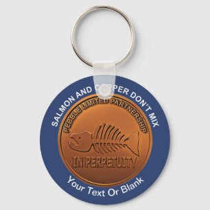 Stop Pebble Mine - Pebble Mine Penny Keychain