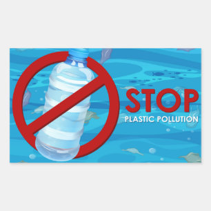 Stop Plastic Pollution Sticker
