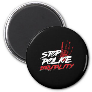 Stop Police Brutality Equality Police Violence Gif Magnet