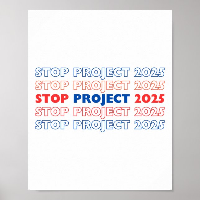 Stop Project 2025 13  Poster (Front)