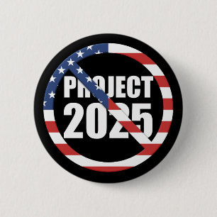 Stop Project 2025 2 Inch Round Button