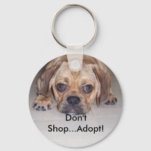 Stop Puppy Mills Keychain