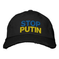 Stop Putin Stop War In Ukraine - Ukrainian Flag