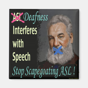 Stop Scapecoating ASL ! Magnet