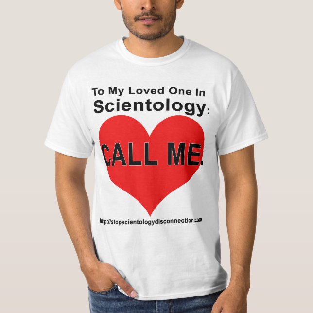 stop Scientology Disconnection T-Shirt (Front)