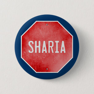 Stop Sharia 2 Inch Round Button