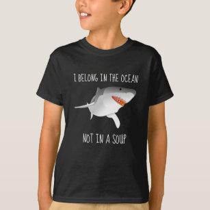 Stop Shark Finning Belong In Ocean Not Soup T-Shirt