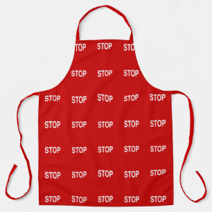Stop Sign  Apron