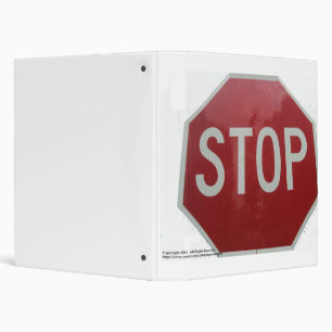 Stop Sign Binder