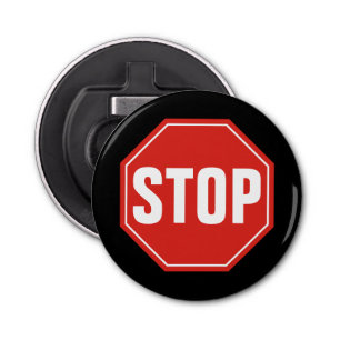 STOP Sign Bottle Opener