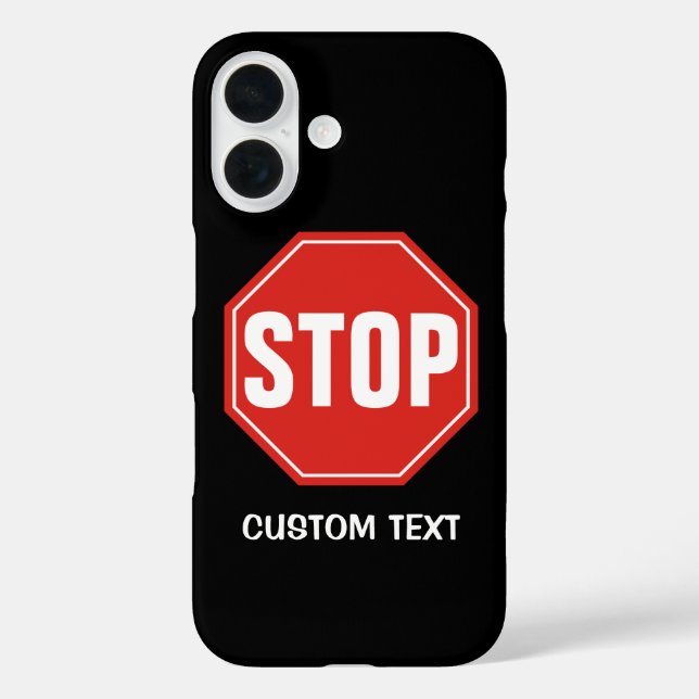 STOP Sign Case-Mate iPhone Case (Back)