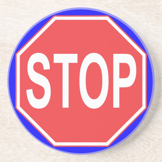STOP SIGN COASTER (Front)