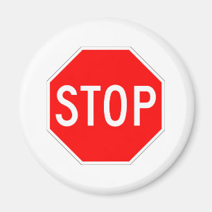Stop Sign Customizable Magnet