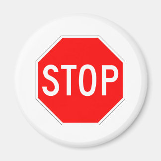 Stop Sign Customizable Magnet