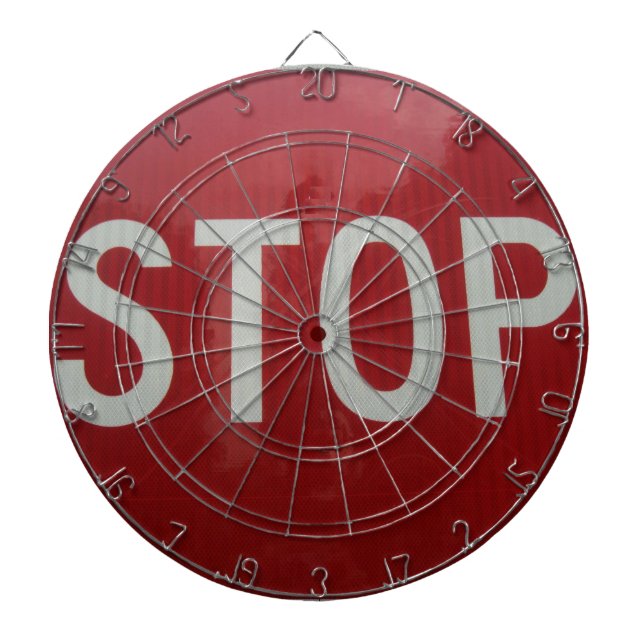 Stop Sign Dartboard (Front)