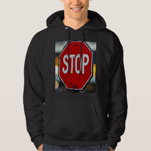 Stop sign hoodie