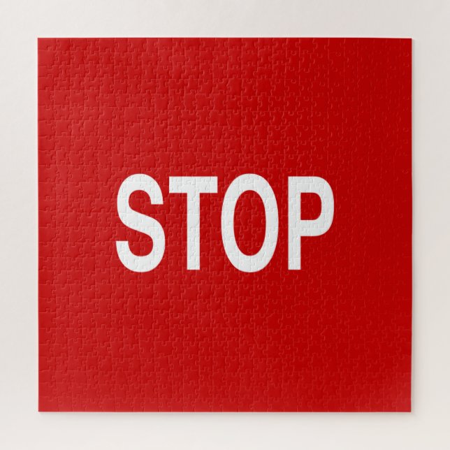 Stop Sign  Jigsaw Puzzle (Vertical)