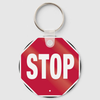 Stop Sign Keychain