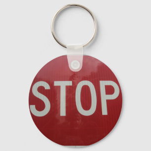 Stop Sign Keychain