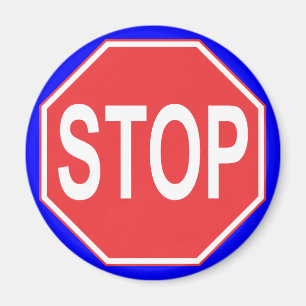 STOP SIGN MAGNET